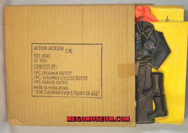 JC Penney Mailer Box for Mego Action Jackson