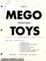 Mego 1960 Catalog