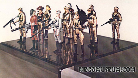 The original Mego prototypes for the Eagle Force