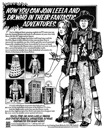 DENYS FISHER DOCTOR WHO AD