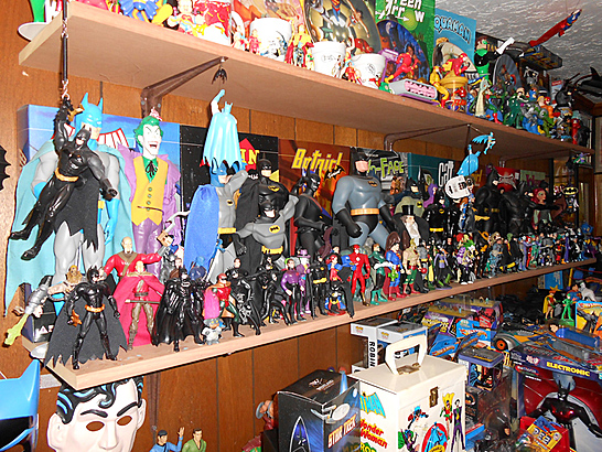 Various Batman figures
