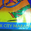 Peter Max 1991 NYC Marathon Poster