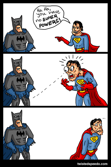 Batman Superman faceoff