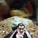 Mego Dracula vists Seaworld TX Halloween