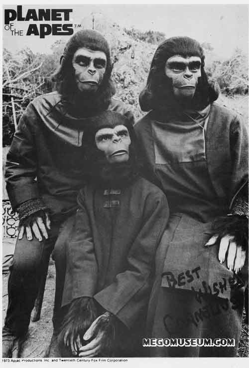 Mego promotional photo for Planet of the Apes