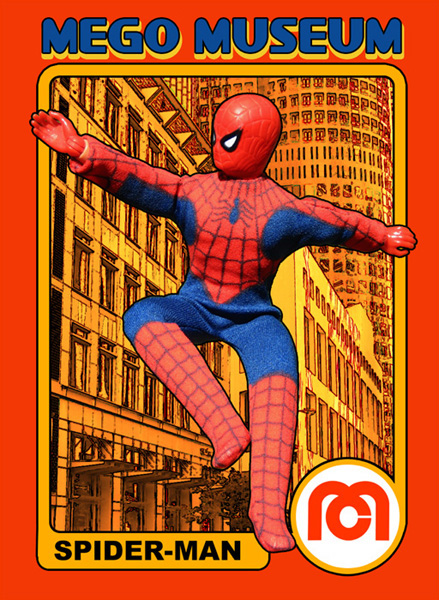 mego spider man action figure