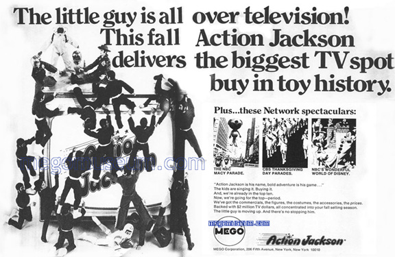 Mego 1973 action jackson ad