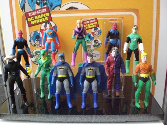 Vintage Mego Super-Heroes Action Figures 