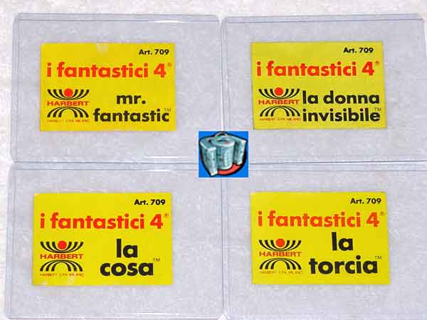 Harbert Mego Fantastic Four Stickers